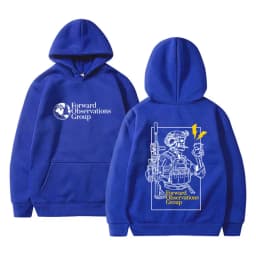 Forward Observations Group Hoodie Vintage Skeleton Graphic Sweatshirt Men Women Casual Pullover Hoodies Man Oversized Streetwear