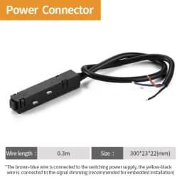 2m Magnetic Rail Linear Magnetic Track Lighting Accessories 2 Meters Ceiling Magnet Track Kits 48V Power Supply Corner Connector