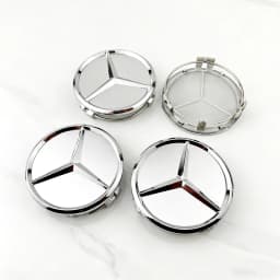 20Pcs 75mm Car Wheel Center Cap Hub Covers Badge For Mercedes Benz AMG B/C/E/S Class C43 C63 E43 E53 E63 GLC GLK CLA Accessories