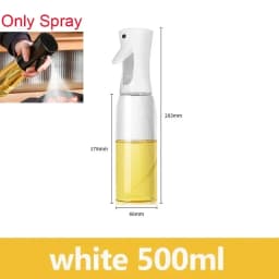 2 in 1 200/300/500ml Oil Spray for Kitchen Spray Oil Bottle Oil Washer Vinegar Soy Sauce Sprayer Containers Washer