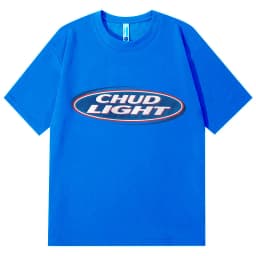 Chud Light Funny Meme T-Shirt High Quality Fashion Oversized T-Shirts Men Women Casual Cotton Short Sleeve T Shirts Streetwear