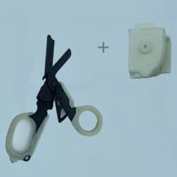 Portable Multi-Purpose Scissors Raptors First Aid Expert Tactical Folding Scissors Set Outdoor Survival Tools Luminous Series