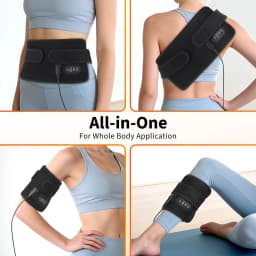 72 LEDs Red Light Therapy Pad Home Use 660nm 850nm Near Infrared Waist Massager Belt for Back Abdomen Leg Muscle Relaxation Wrap