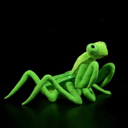 Lifelike Silkworm Moth Plush Toys Soft Insect Rosy Maple Moth Bee Pink Orchid Mantis Beetle Stuffed Animals Toy Gifts