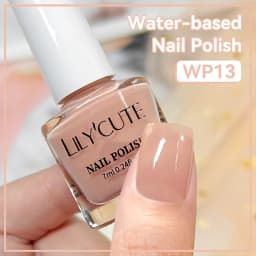 LILYCUTE 7ml Water Based Nail Polish 40 Colors Long Lasting Quick Drying No Need of Lamp to Cure Nail Supplies For Nail Manicure