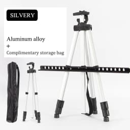 Portable Adjustable Metal Sketch Easel Sketch Drawing For Artist Art Supplies Stand Foldable Travel Easel Shelf With Bag Outdoor