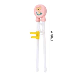 1Pair Baby Kids Training Tableware Food Sticks Cartoon Animal Chopsticks For Children Cute Cat Elementary Learning Chopstick
