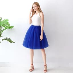 New Pink High-waisted Gauze Puffy Skirts Soft Yarn Fashion Tutu Short Skirt Women Dress