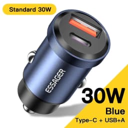 Essager 45W USB Car Charger QC 4.0 PD 3.0 SCP 5A USB Type C Fast Charging For iPhone 14 13 Pro Huawei Xiaomi Samsung S22 Ultra