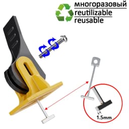 50-200pcs Replacement Steel Needles for Ceramic Tile Leveling System Clips Wedges Spacers Floor Tile Laying Construction Tools