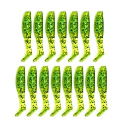 15pcs Fishing Bait 5.5CM 2G T-tail Soft Bait Luya Fake Bait Soft Worm Soft Bait Single Tail Worm Fishing Lures Lure Carp Fishing