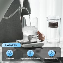 MHW-3BOMBER Iced Coffee Maker 400ml Cold Brewer Portable Cold Brewing Coffee Kettle Glass Coffee Pitcher Summer Camping Tools