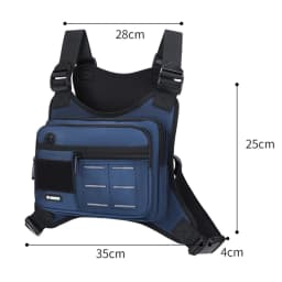 Tactical Functional Men Vest Bag Waist Packs High Quality Waterproof Men Pack Bag Backpack Fashion Trends Men Sling Bag Shoulder