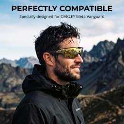 HIBLOKS Replaceable Lens For Oakley Meta Vanguard Smart Glasses Accessories Polorized Sunglasses Lenses Anti-Glare UV 400