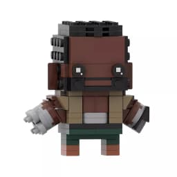Bricklink MOC Game Fantasyed Action Figures Zack Fair Tifa Aerith Cloud Mog Bricks Sets Building Blocks Kid Toys Christmas Gift