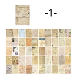 Mr. Paper 8 Style 100pcs/book Vintage Message Material Paper Creative Flower Character Hand Account Decorative Memo Pad
