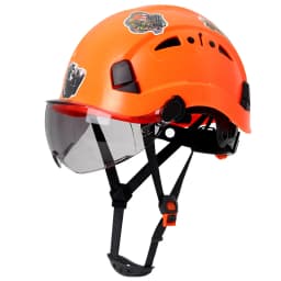 Construction Safety Helmet with Visor DIY Stickers For Engineer ABS Hard Hat Industrial Work Cap Rescue Head Protection CE ANSI