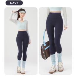 BIVIGAOS Spring Autumn Reflective Strip Side Pocket Yoga Leggings Women High Waist Hip Lift Sports Fitness Sharkskin Leggings