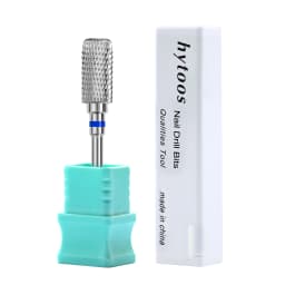 HYTOOS 13mm Barrel Carbide Nail Drill Bits Dust Proof Nail Bit 3/32 Right-handed Electric Manicure Efile Remove Acrylic Gel Tool