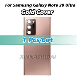 New For Samsung Galaxy Note20 Ultra N980 Battery Back Cover Glass Panel Rear Door Glass Housing Case