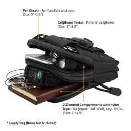Outdoor Men Waist Pack Bag Pouch Waterproof Tactical Military Sport Hunting Belt Nylon Mobile Phone Bags Travel Tools