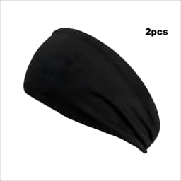 Elastic Wide Sports Headband For Yoga/Gym/Running - Sweat-Wicking Stretchy Turban Headwrap, Multiple Colors Available