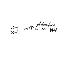 Camping Outdoors Adventure Vinyl Sticker Camper Van SUV Decoration Decals Car Window Door Vinyl Decals Decor