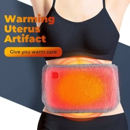 1Pcs Electric Heating Pad for Women 3-Temperature Settings, Adjustable Waist Warmer Belt with Crystal Velvet Washable Back Belt