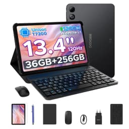 DOOGEE U13 Pro 2 in 1 Tablet PC 13.4" Screen Android 16 11000mAh 36GB RAM(6+30) 256GB ROM Gemini AI Widevine L1 Netflix Supports