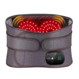 Cordless Red Light Heating Massage Waist Belt Back Support Lumbar Protector Electric Vibration Massager Waist Relieve Pressure