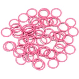 50pcs 8mm 10mm Colorful Single Loop Ring Metal Closed End Single Ring For Diy Jewelry Making Connectors Accessories Supplies