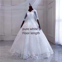 New Spring Lace Appliques Wedding Dress Long Sleeve Vestidos De Novia 2026 V-Neck Bride Wedding Gown Customized Plus Size