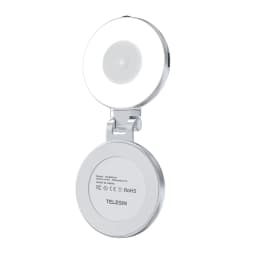 TELESIN Magnetic Fill Light Mini SSelfie Ring Fill Light 3 Modes with Mirror Light Universal for Smartphone Iphone Android