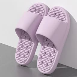 Women Summer Slippers Non Slip Quick Drying Shower Drainage Holes Soft Cushioned Breathable Beach Pool Shoes Slide Sandals