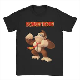 2026 Summer New Style Fun "Gorilla Khan" Video Game High-Quality Comfortable Men's Printed Round-neck T-Shirt