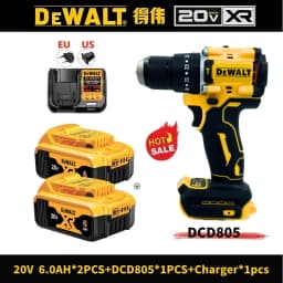 DEWALT DCD805 Brushless Compact Electric Screwdriver Hand Drill Impact Drill 20V Rechargeable Lithium Battery Charger