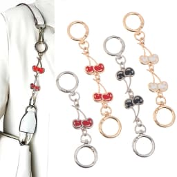 〔CC88〕1Piece Heart Buckle Cherry Bag Chain DIY Bag Strap Extension Replacement ,Women's Bag Decoration