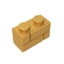 Gobricks GDS-631 Profile brick 1x2 single gro. compatible with lego 98283 children's DIY Educational Building Blocks Technical