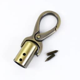 4/10/20Pcs Metal Bag Handle End Caps Tassel Clasp Cord Stopper Buckles for Purse Handbag Snap Hooks DIY Craft Repair Accessories