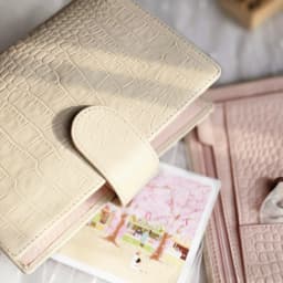 Genuine Leather A6 Personal Notebook Diary Planner Croc Grain 26mm Rings Journal Stationery Notepad Agenda Organizer Big Pocket