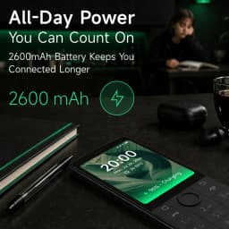 No Camera Duo Qin J36 Global Version Big Battery Dual Sim Card 4G Smart Feature Phone Android 13 Physical Keyboard