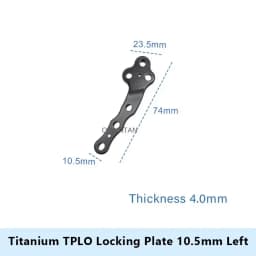 Titanium TPLO locking Plate ALPS Bone Plate Orthopedic Surgical Instruments Veterinary Pet Animal 1pcs