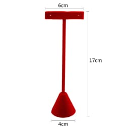 High-End Velvet Or Leather Earrings Display Storage Rack High, Medium And Low Size Jewelry Display Props Earrings Display Props