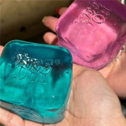 Needoh Nice Clear Cube Maltose Solid Squishy Stress Relief Squeeze Fidget Toy Slow Rebound Accessory Table Decor Relax Gadget