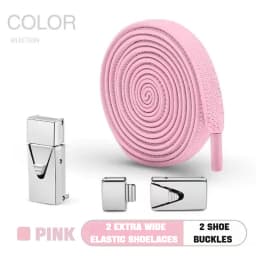 1Pair No Tie Shoe laces Elastic Laces Sneakers Boots Lock Shoelaces without ties Kids Adult 8MM Wide Rubber Bands Flat Shoelace