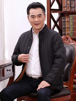 Men's Thickened Fleece Lined Cotton Jacket Winter Outerwear for Middle-Aged And Elderly Casual Fashionable Warm And Windproof