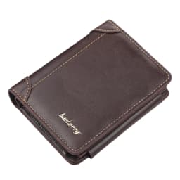 Brand Men PU Leather Short Wallet With Zipper Coin Pocket Vintage Big Capacity Male Short Money Purse Card Holder New