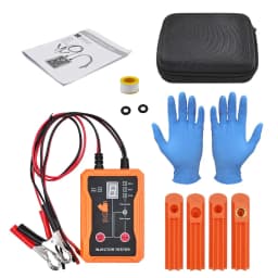 12V Upgraded Fuel Injector Tester & DIY Cleaning Tool, Test Two Injectors Simultaneously Power Drive Modefuel Injector Test