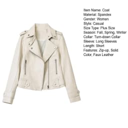 Autumn Short Jacket Solid Female Moto Biker Jackets Thin Ladies Cool Faux Leather Jacket Slim Short Leather Outwear