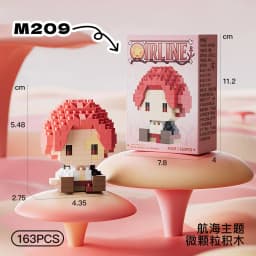 Anime Building Block One Luffy Nami Usopp Assembly Piece 3D Model Robin Franky Jinbe Sanji Mini Bricks Figure Toys For Gift